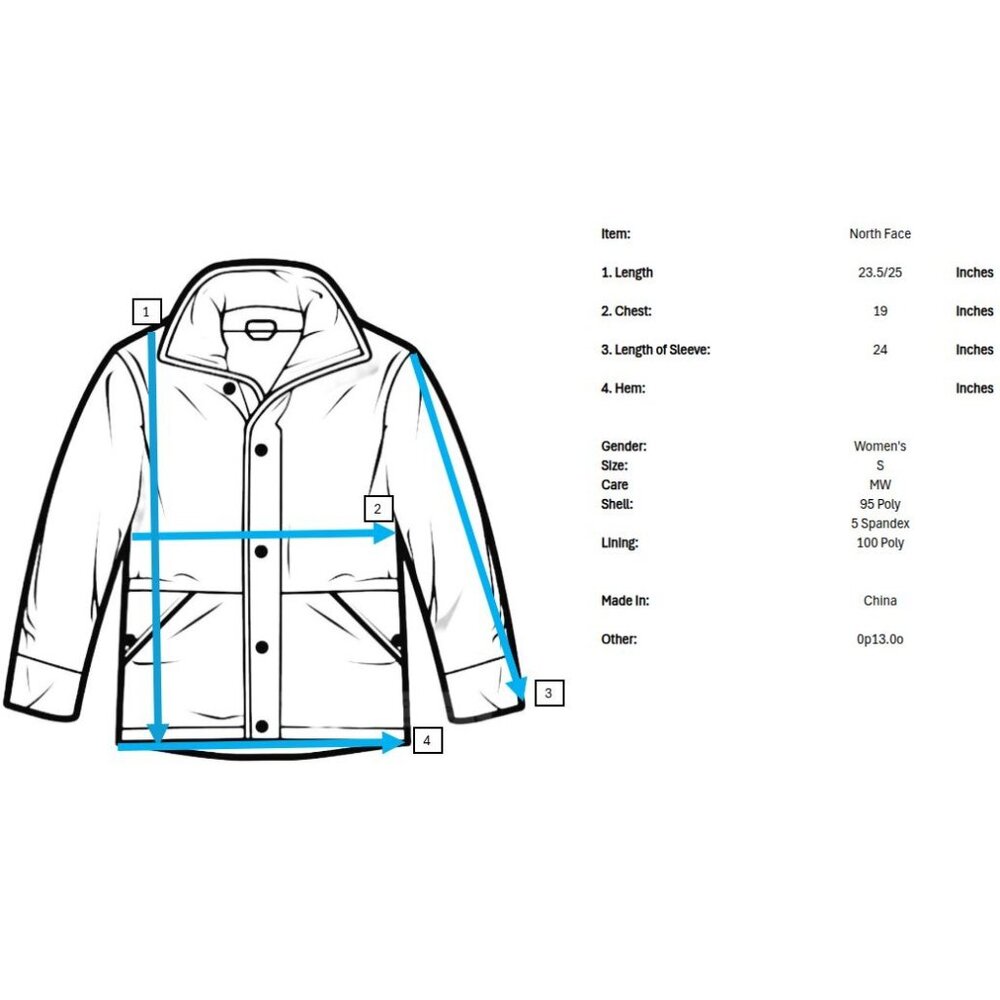 The North Face TNF Womens Jacket S Black Flight Series TKA Stretch Pockets - Picture 8 of 8